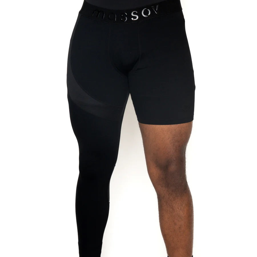 Massov Men's ProForm Single Leg Mid-Waisted Leggings
