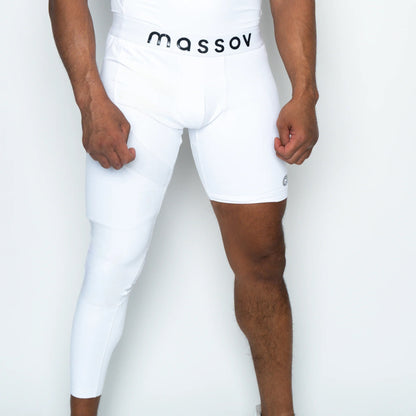 Massov Men's ProForm Single Leg Mid-Waisted Leggings