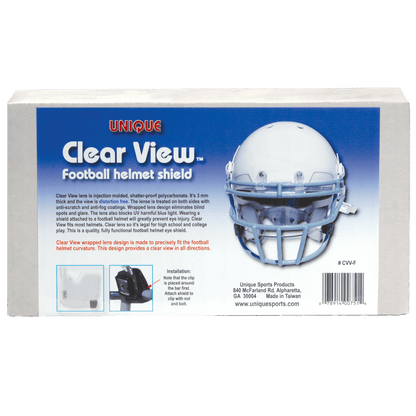 Unique Sports Football Eye Shield - Youth - Clear